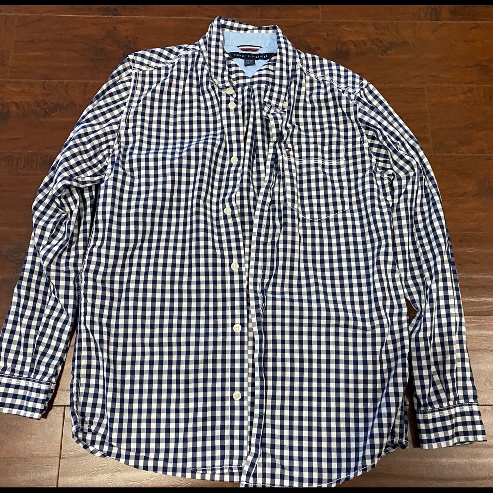 Tommy Hilfiger Boys Ellison long Sleeve Wovenshirt